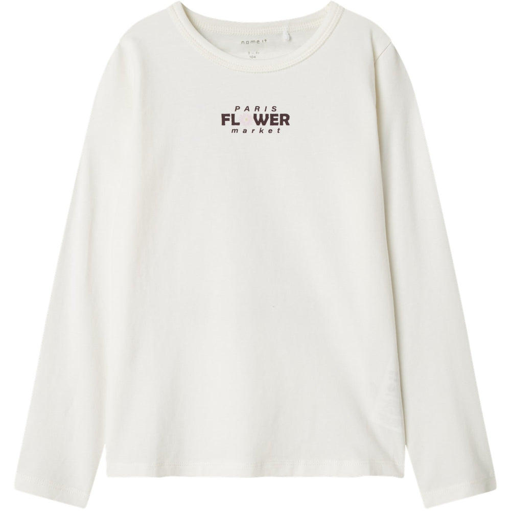 Køb Name It Cloud Dancer Nmfoslina Ls Top Bf