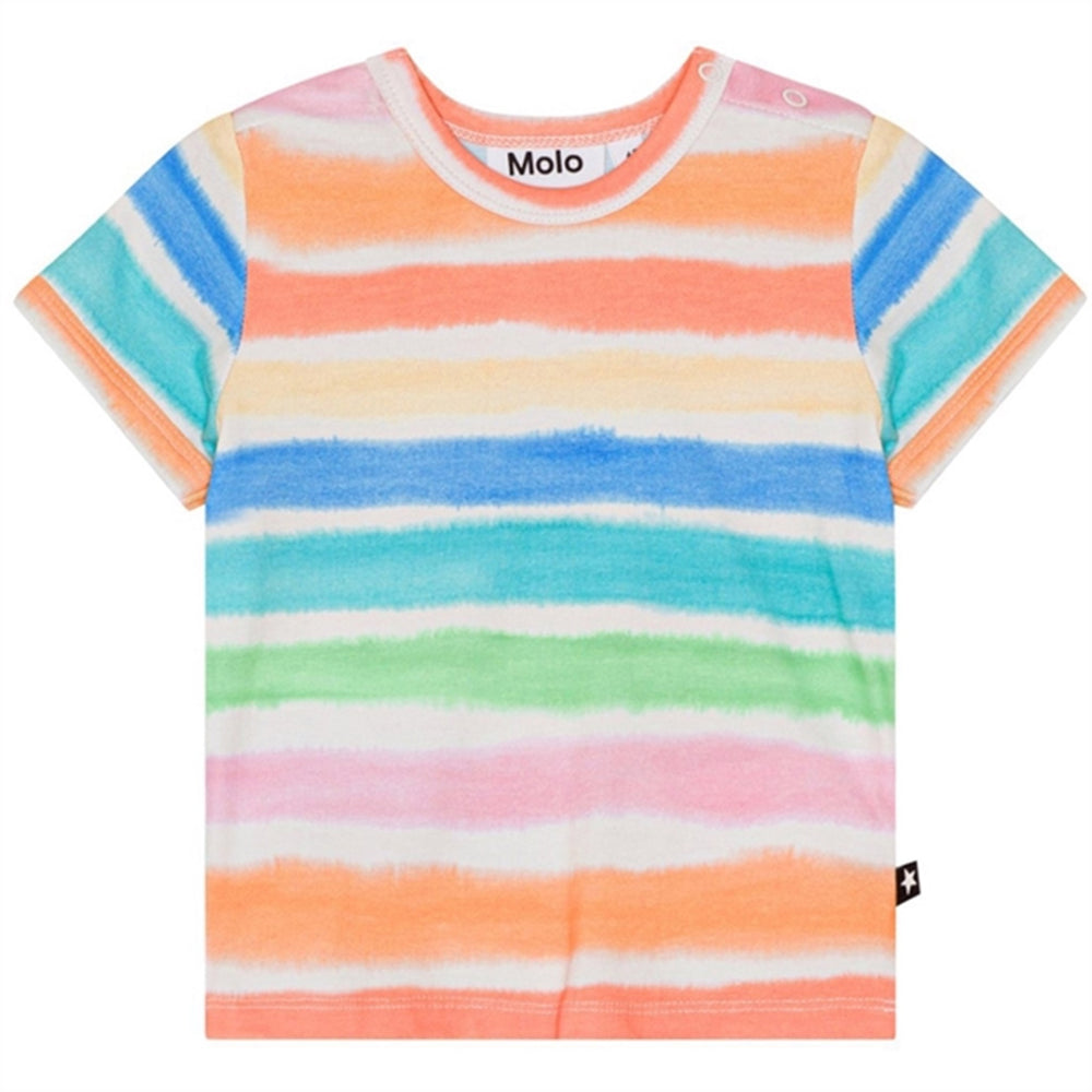 Multi Colours Easy T-Shirt - Molo → Luksusbaby.dk
