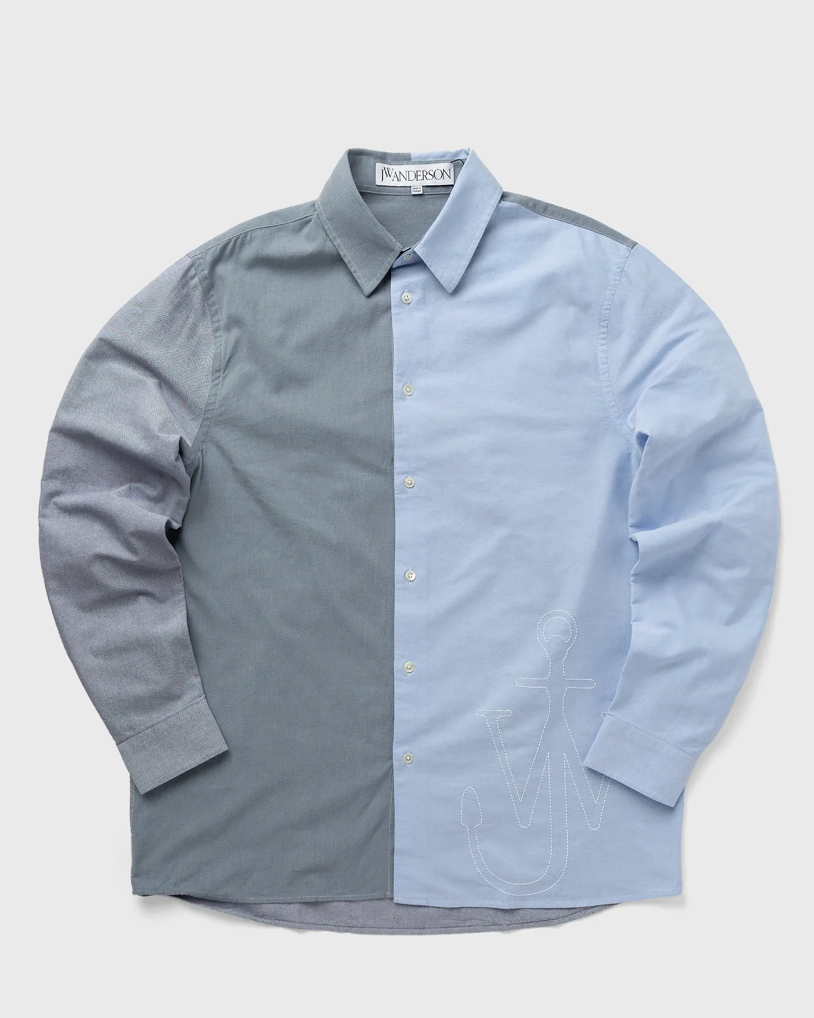 JW Anderson ANCHOR CLASSIC FIT PATCHWORK SHIRT
