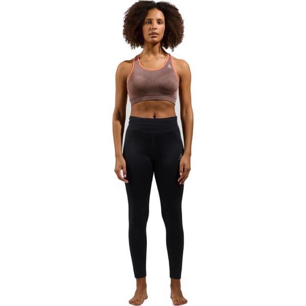 Brassière trail ODLO SEAMLESS MEDIUM CERAMICOOL SPORTS BRA W LIVING CORAL MELANGE