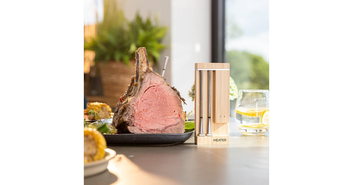 MeaterMeater PRO DUO Draadloze BBQ Thermometer  (Roestvrij staal/houtkleur)
