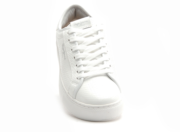 Pepe jeans basses femme adams snaky  pls31539 blanc