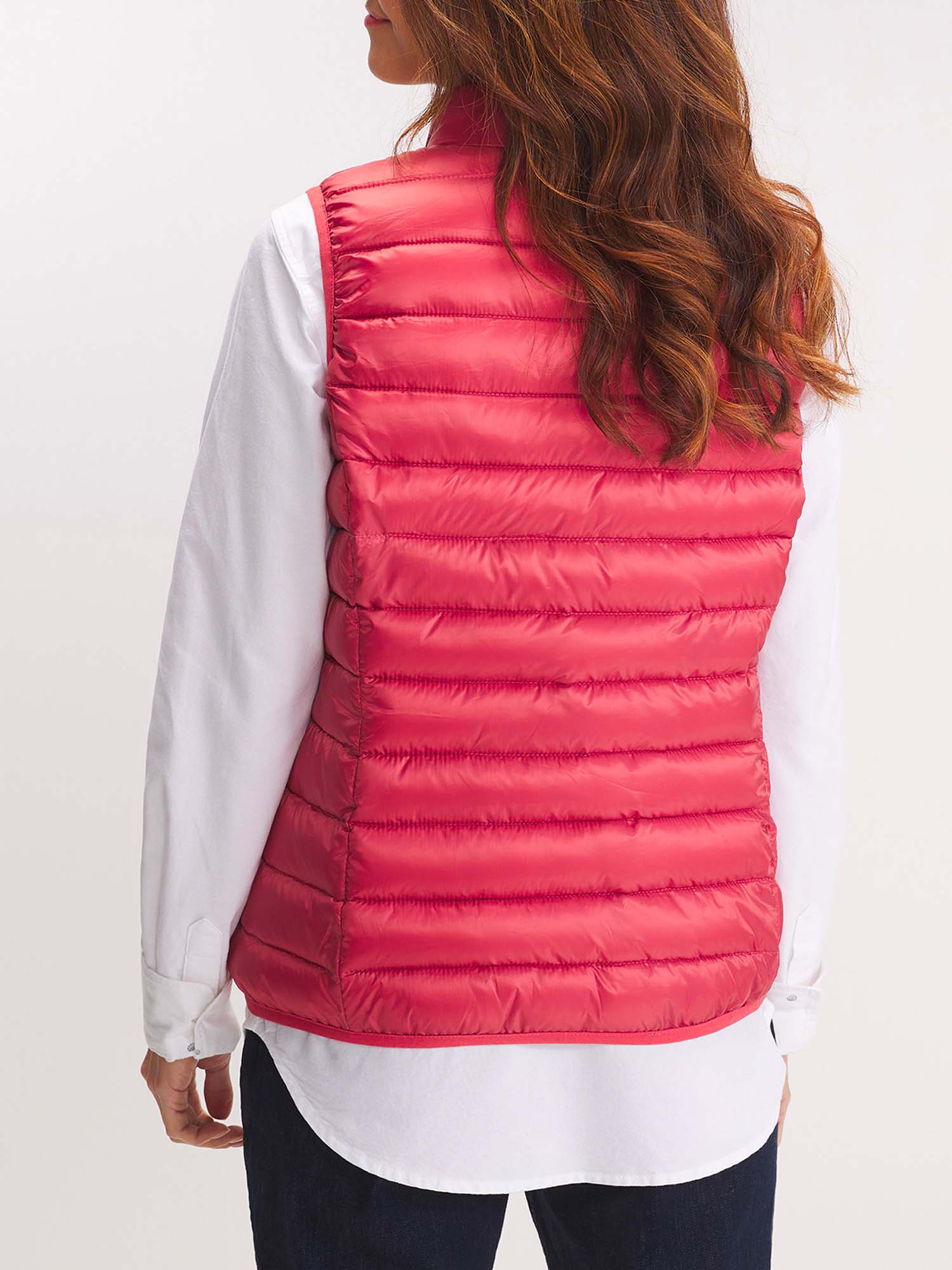 Doudoune Femme Sans Manches Rose