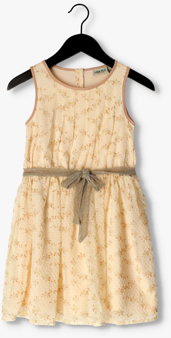 LIKE FLO gele like flo mini jurk fancy flower sleeveless dress