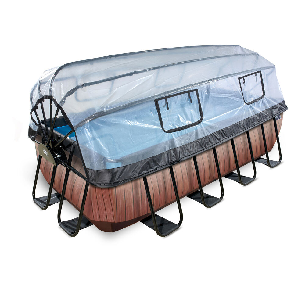 Exit Timber Met Overkapping - Zwembaden - Timber - 100x200x400 cm