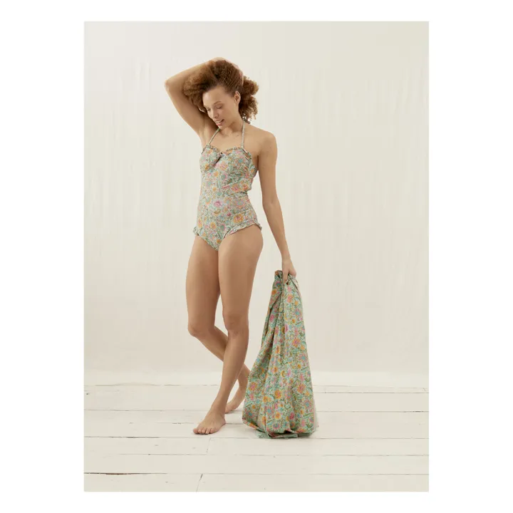 Louise Misha Paréo Playa Coton Bio - Collection Femme | Bleu