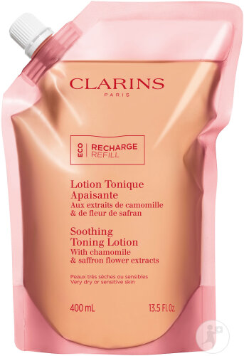 Clarins Lotion Tonique Apaisante Peaux Très Sèches Ou Sensibles Recharge 400ml