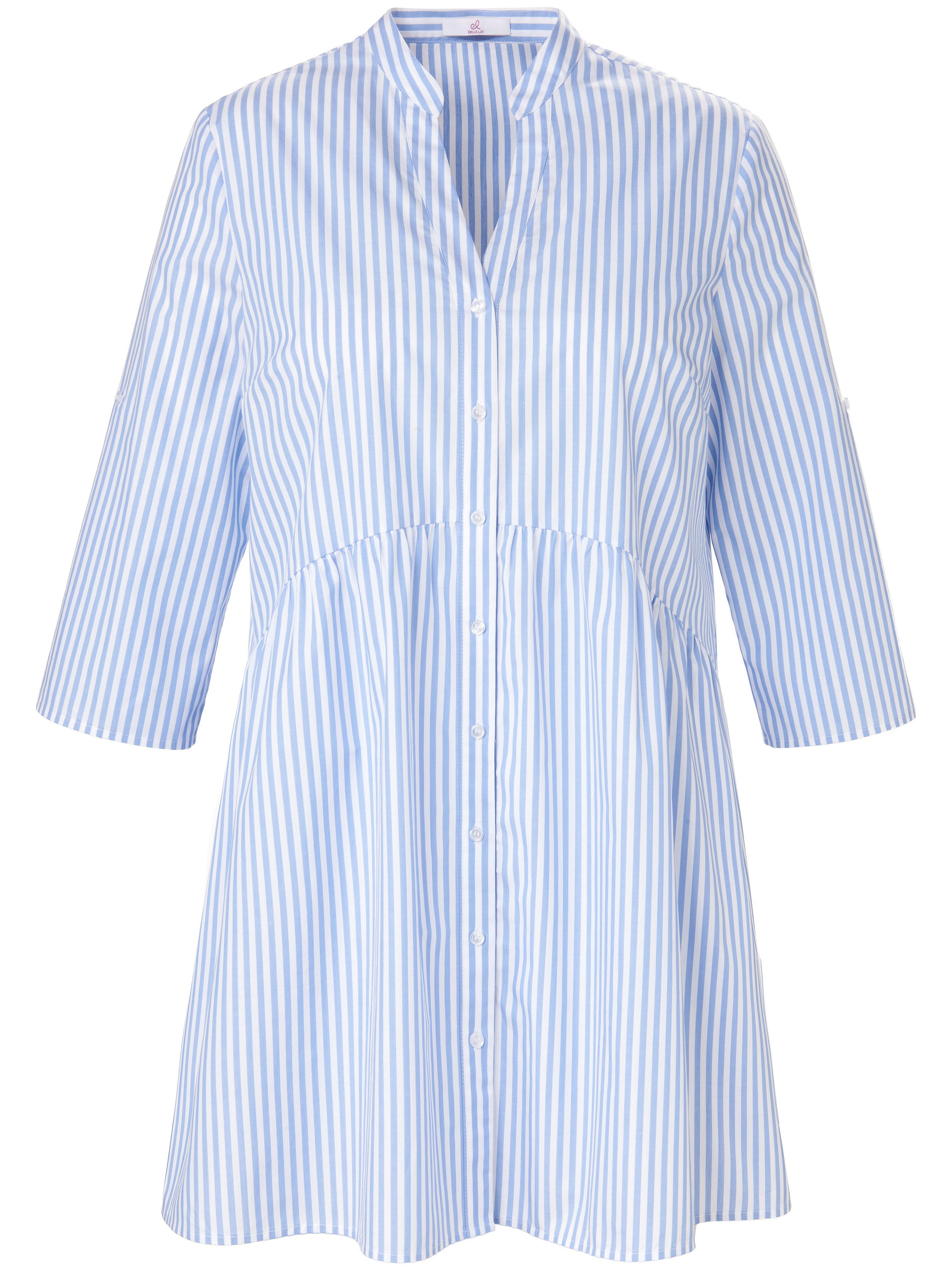 Long-Bluse mit 3/4-Arm