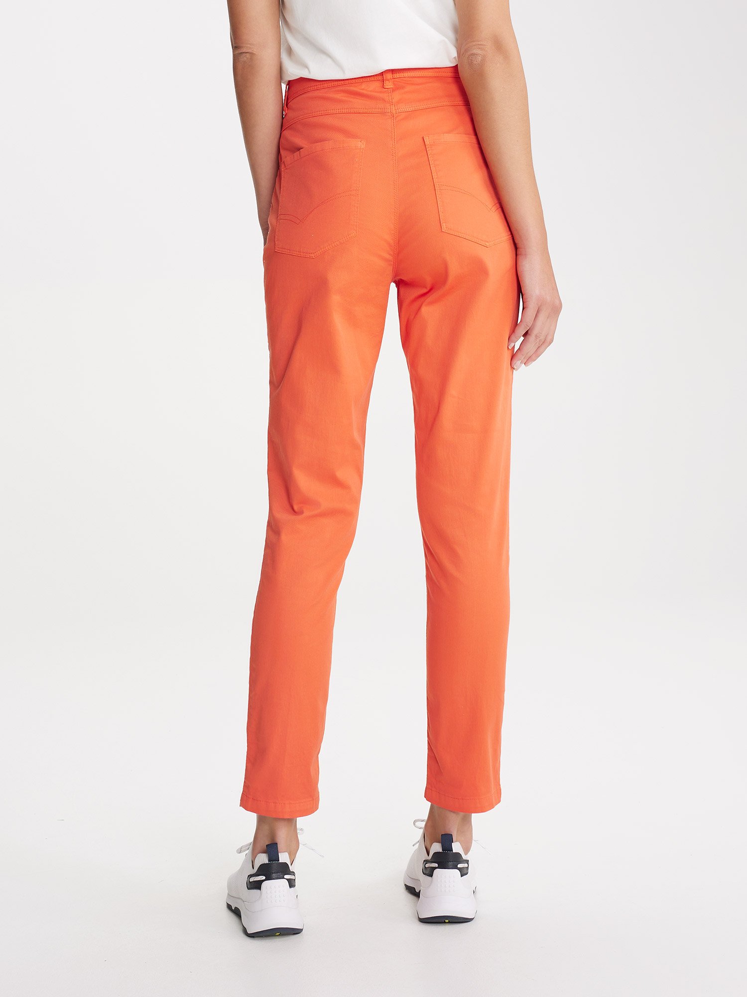 Pantalon Femme 7\/8 Coton Biologique Orange