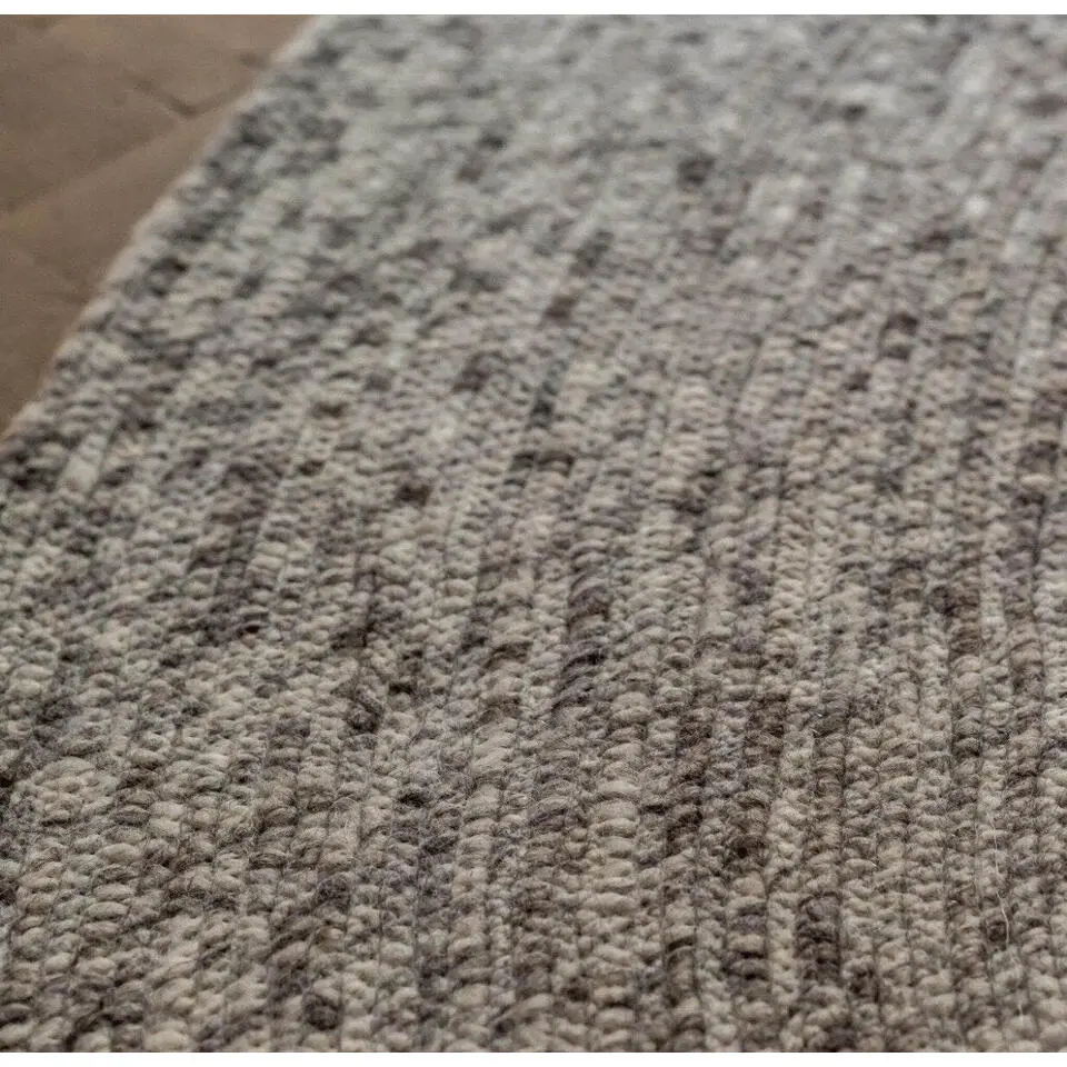 Interieur05 rond vloerkleed Gapo grijs - 220 x 220 cm