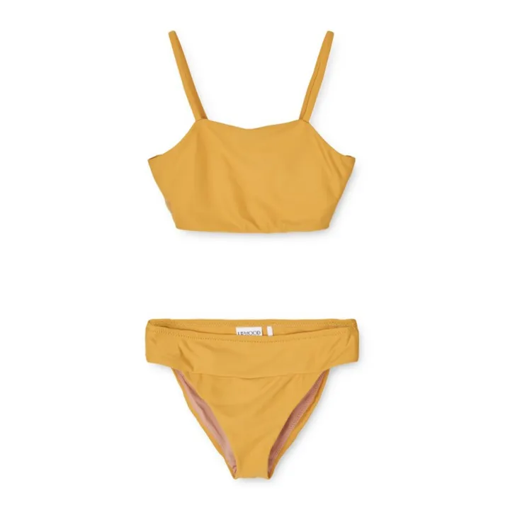 Liewood Maillot de Bain 2 pièces Matière Recyclée Lucette | Jaune moutarde