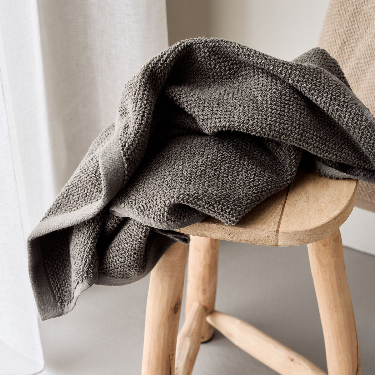 Meraki - Håndklæde - Solid - Army - 50X100 CM