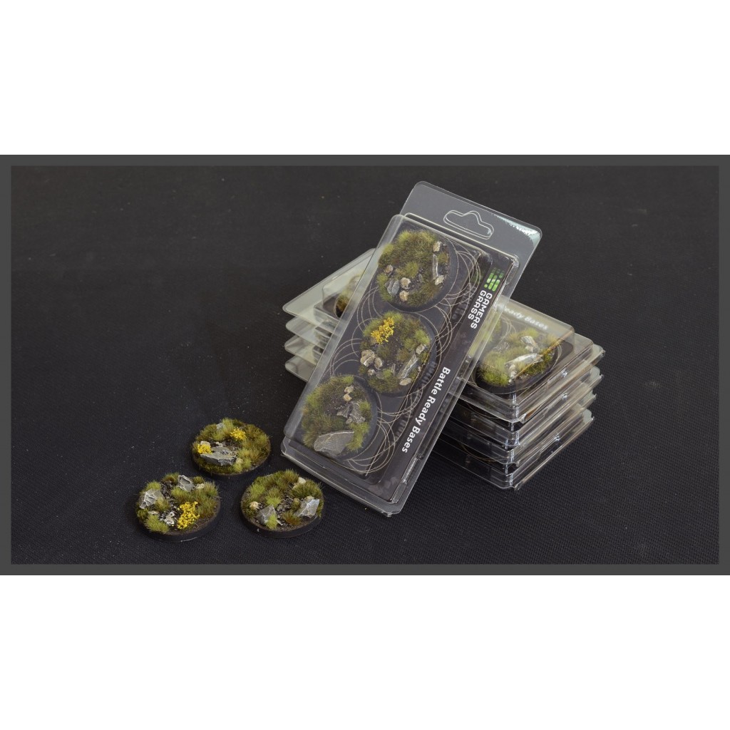 Highland Bases, Round 50mm (x3)