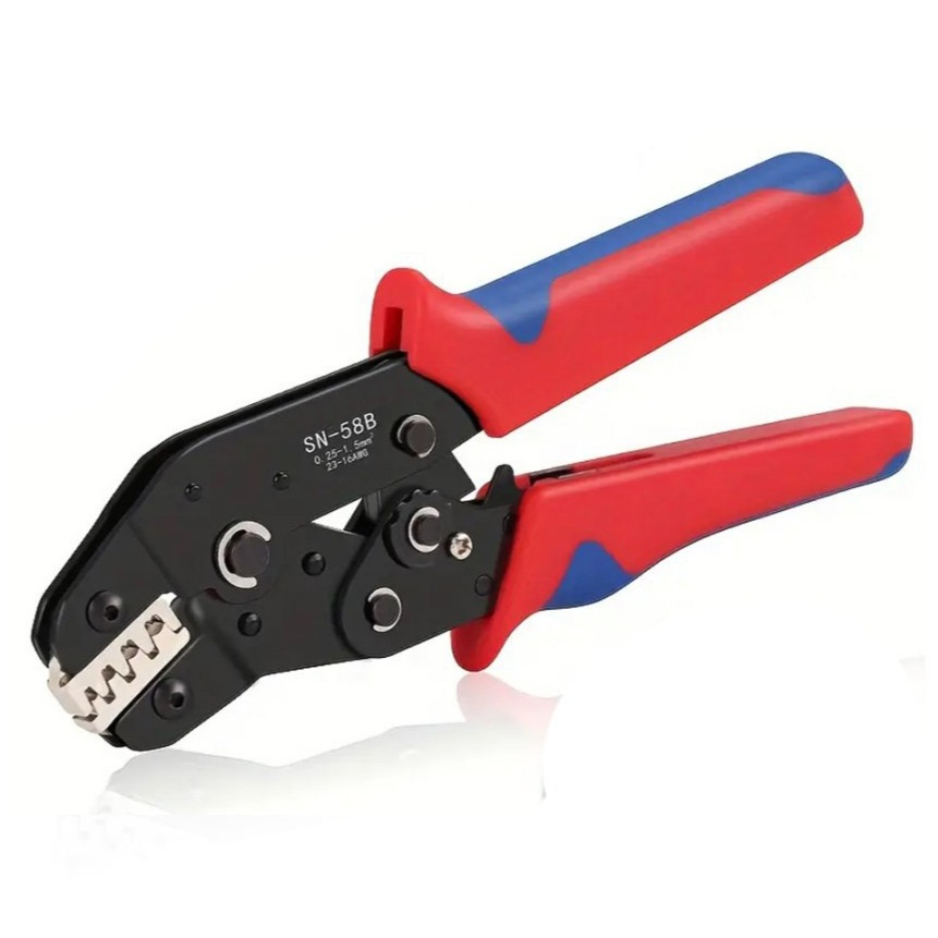 Crimpzange Werkzeug Kabelschuhzange 0.25-1.5mm² Press Zange Heimwerker Zubehör