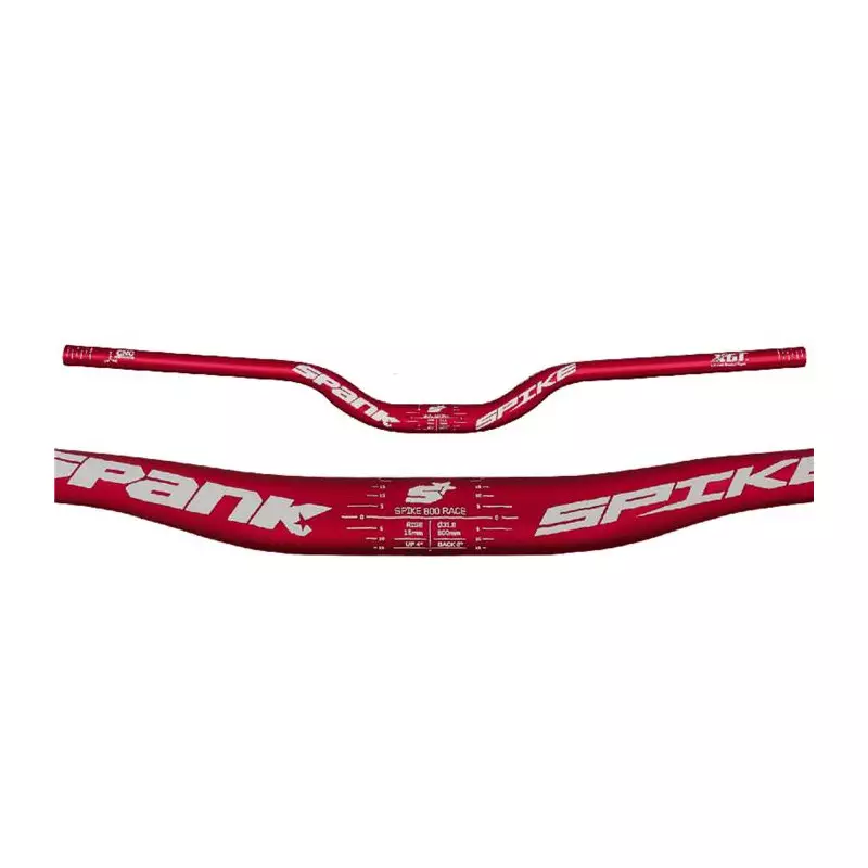 SPANK Cintre SPIKE 800 Race, rise 50mm, rouge