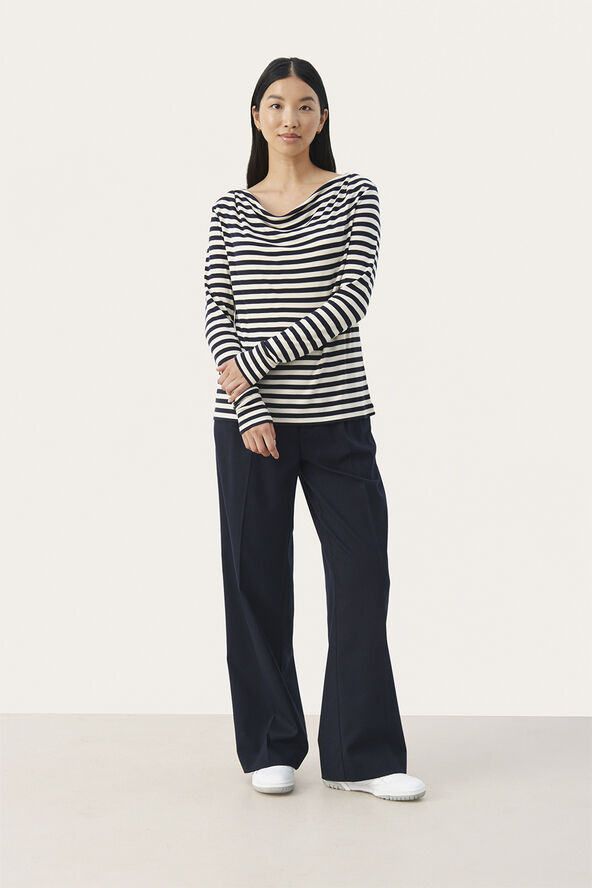 Part Two FalishaPW TS Dark navy stripe