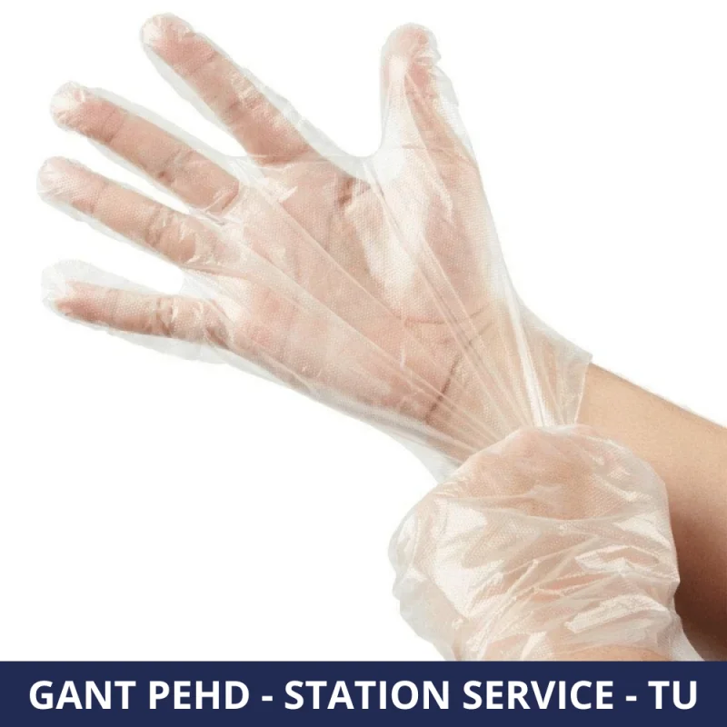 FILFA FRANCE - Gant jetable station service - PEHD - TU - x100
