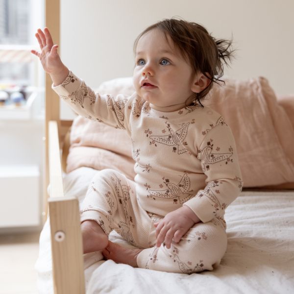 Feetje Pyjama Betsy Bird - Premium Sleepwear - Mt. 116 - Roze