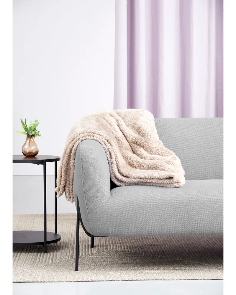 Teddy Plaid 150 x 200 cm. Assorterede farver