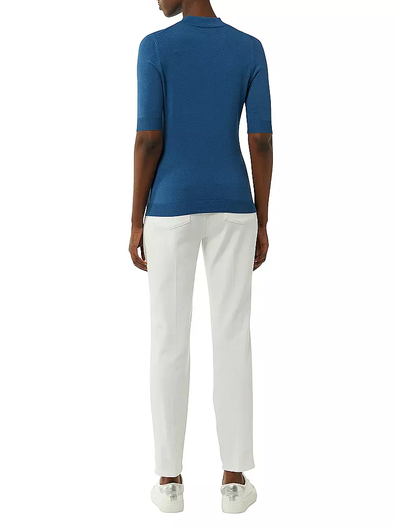COMMA Pullover Slim Fit blau