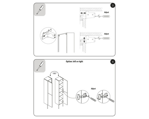 Poten hoge kast 160 cm groen