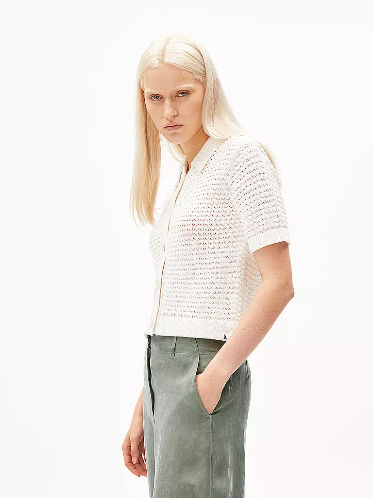 ARMEDANGELS Jäckchen PASCIAAS CROCHET creme