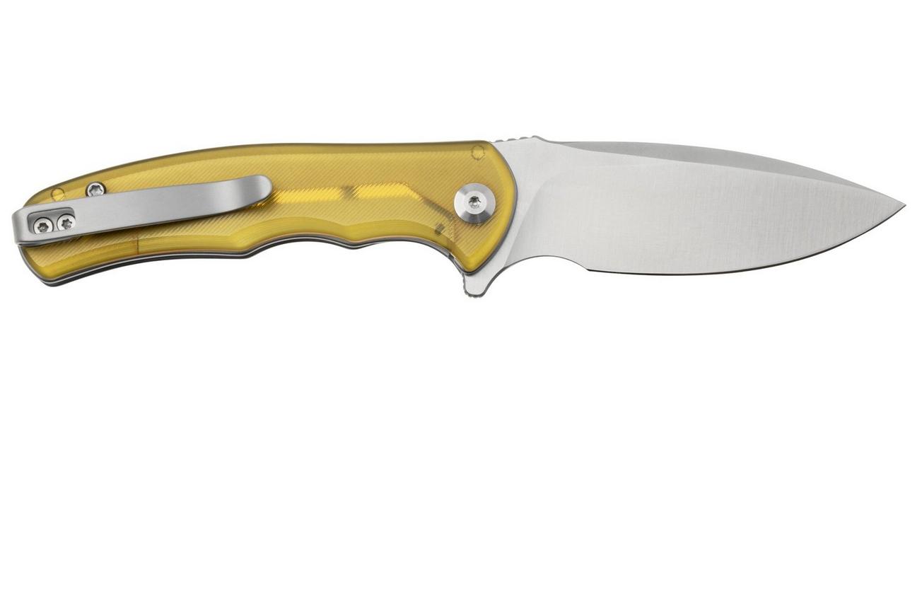 Civivi Mini Praxis C18026C-4, Satin D2, Polished Ultem, zakmes