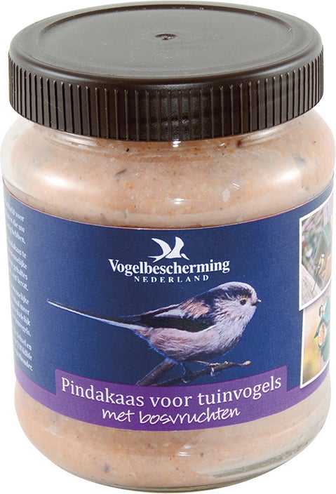 Vogelbescherming Nederland pindakaas voor tuinvogels met bosvruchten
