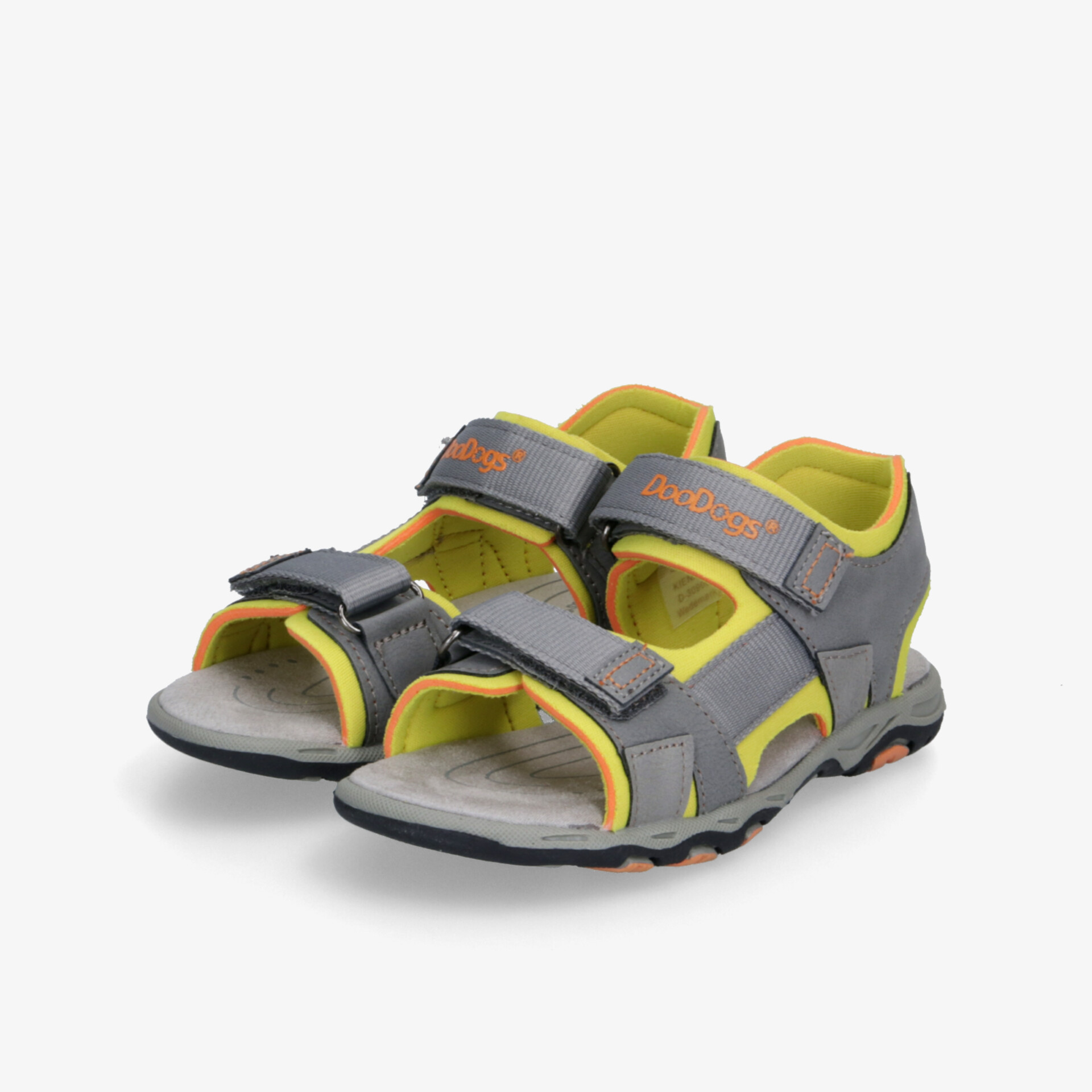 DooDogs Kinder Sandalen grau
