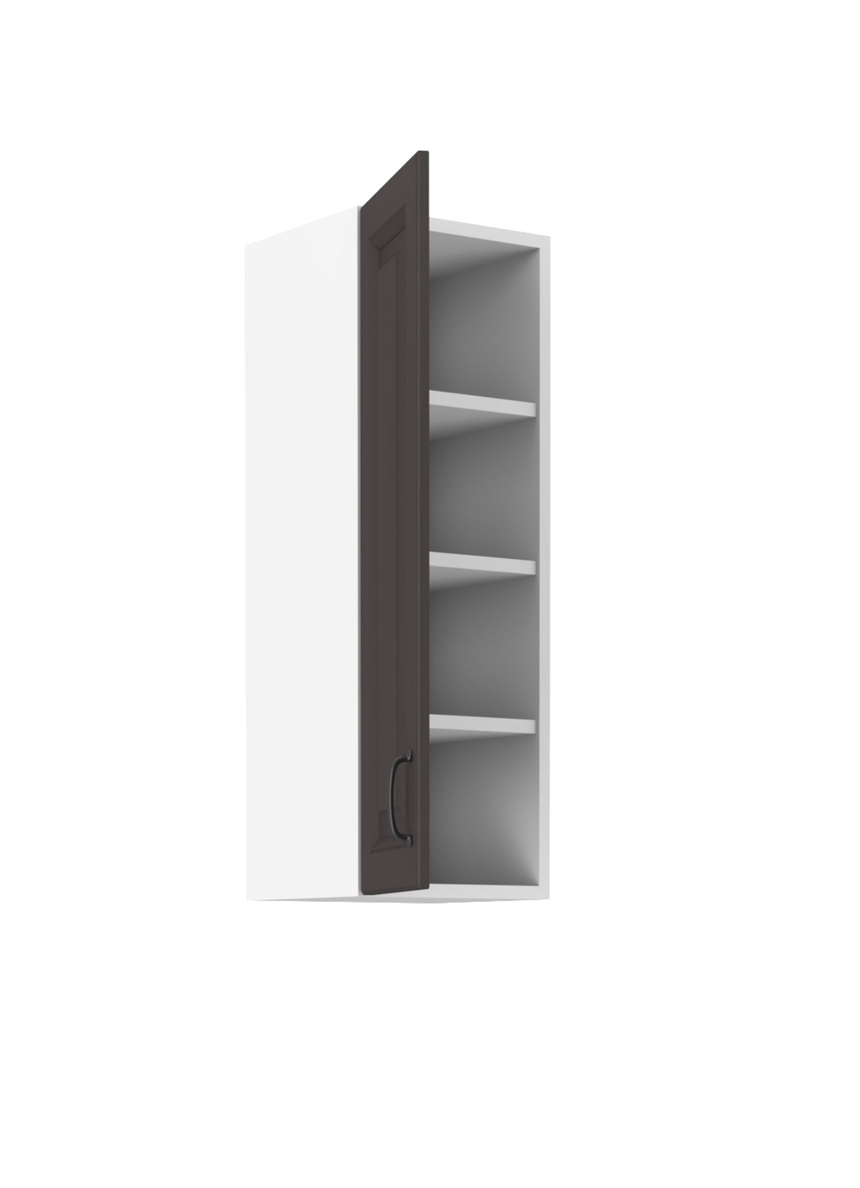 Hängeschrank 30 cm Stilo Grau Küchenzeile Küchenblock Küche Landhaus Höhe 90 cm