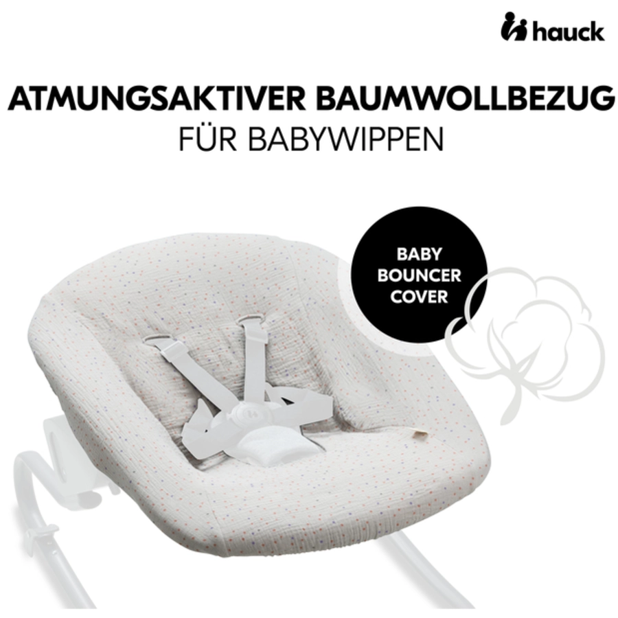 hauck Bezug für Babywippe Baby Bouncer Beige Dots