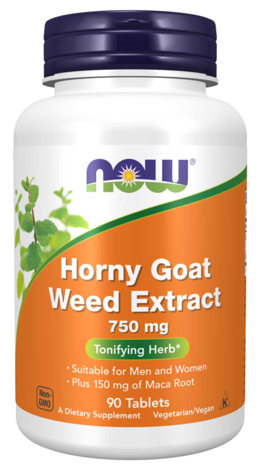 NOW Foods Epimedium Extract 750 mg 90 comprimidos