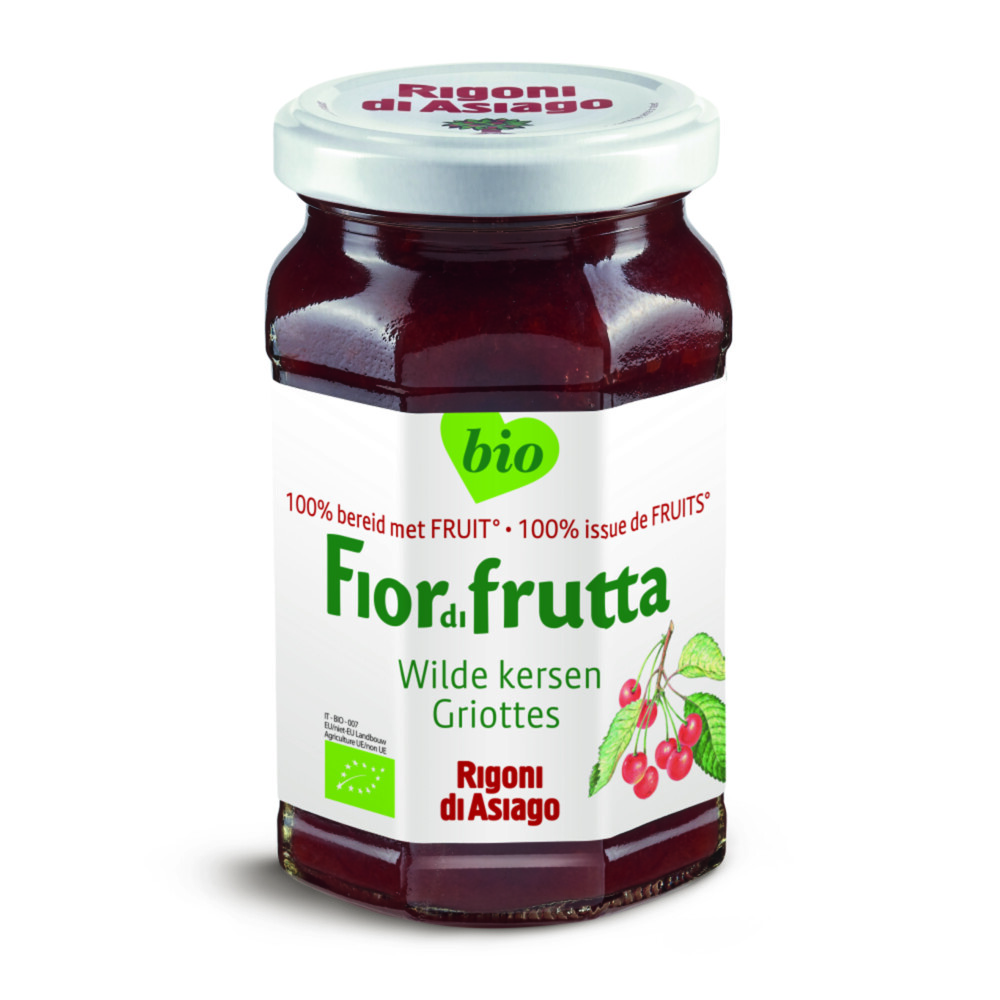 Fiordifrutta Jam Wilde Kersen Bio 250 gr
