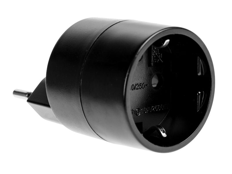 FURBER.power Reiseadapter Schuko – CH Adapter zum verwenden von EU-Geräten an Schweizer Steckdosen