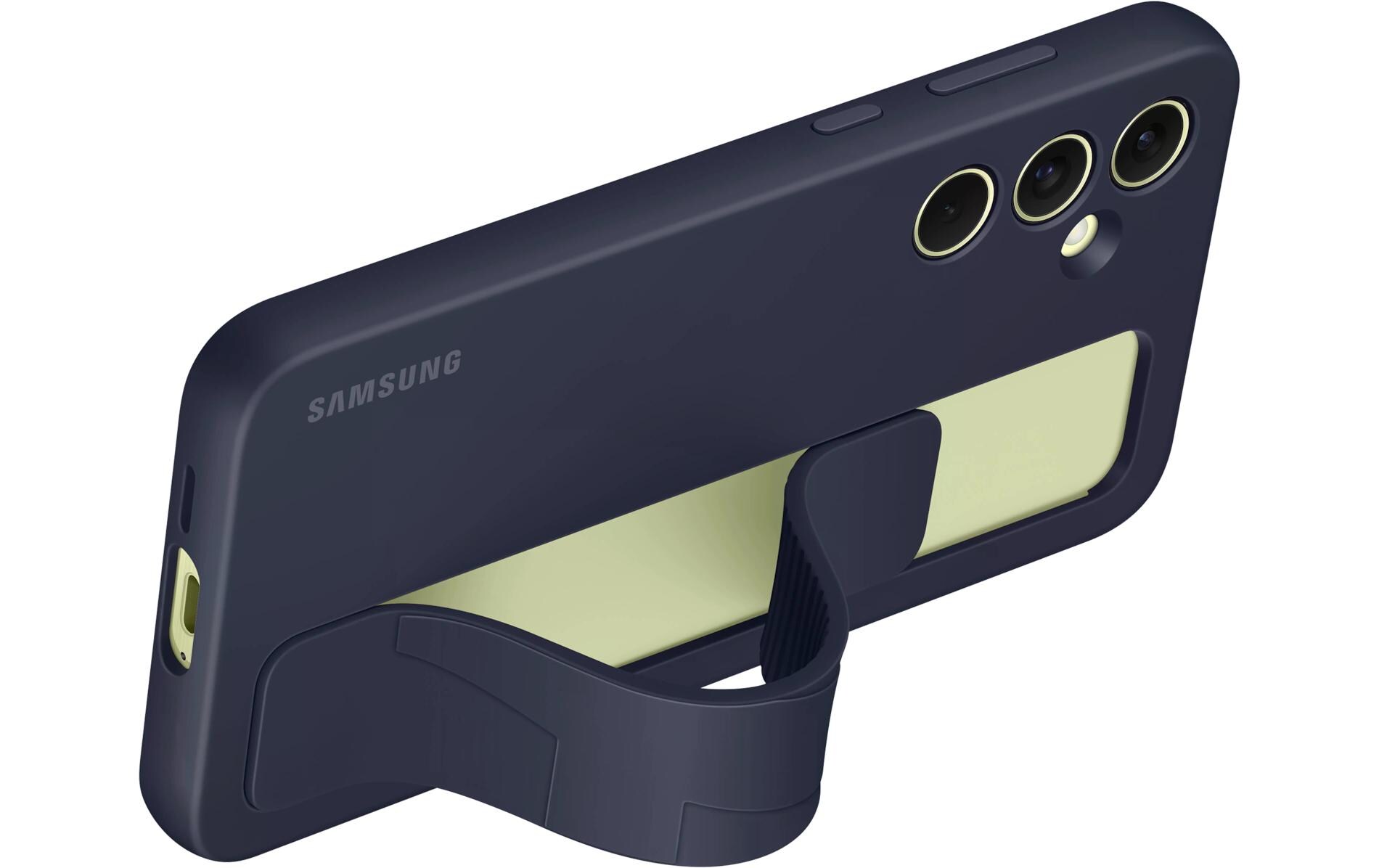 Back Cover Standing Grip Galaxy Galaxy A55 5G SchwarzSchutzhülle mit Standfunktion für das Samsung Galaxy A55 5G