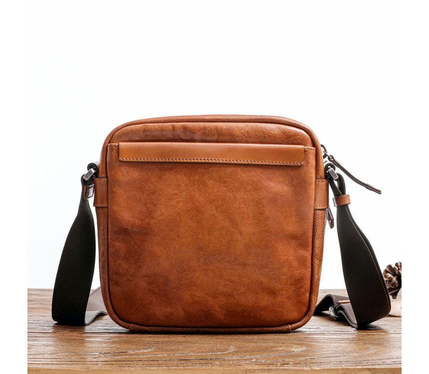 Wavecho - Echte leren crossbodytas
