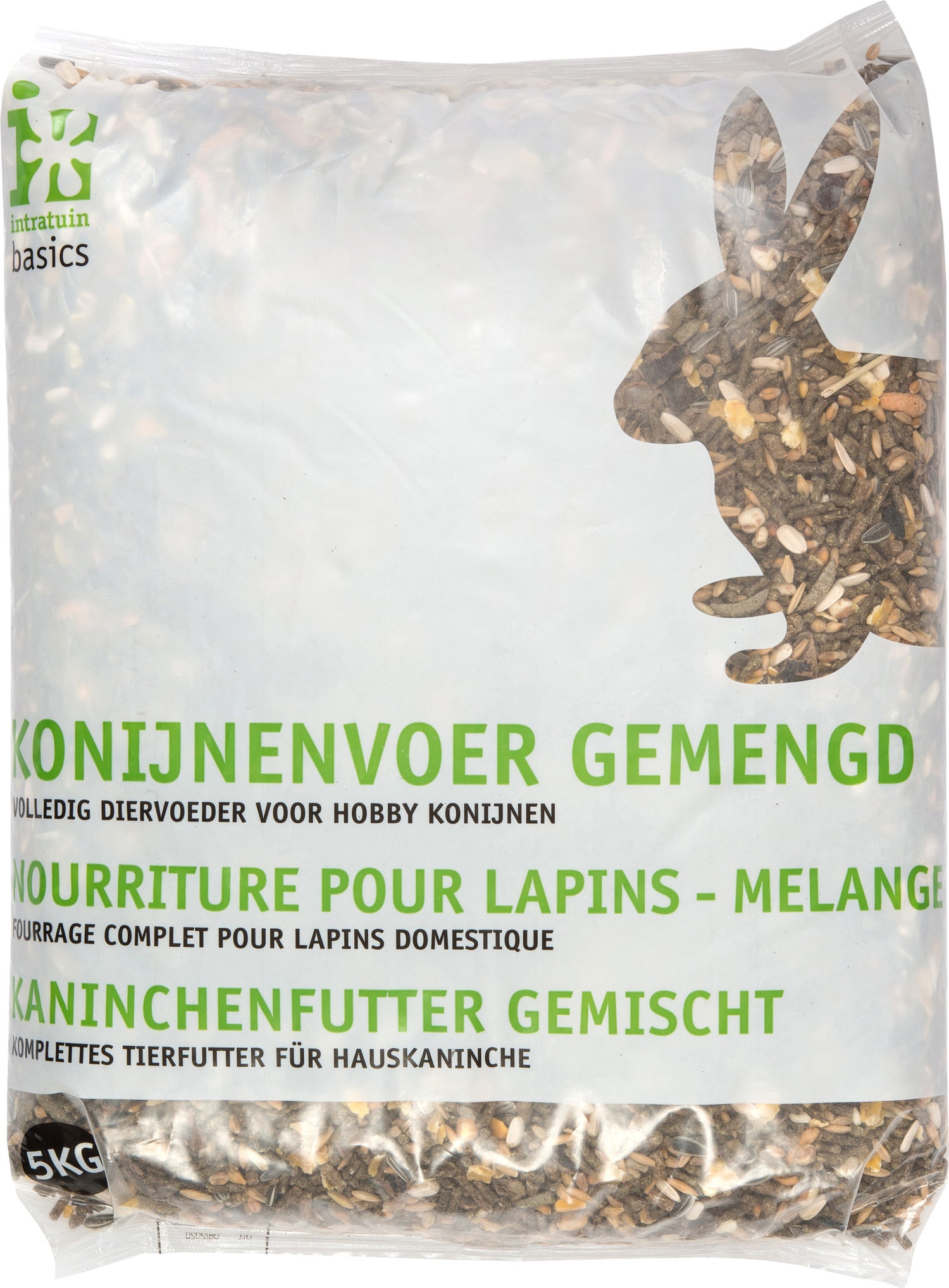Intratuin konijnenvoer gemengd 5 kg