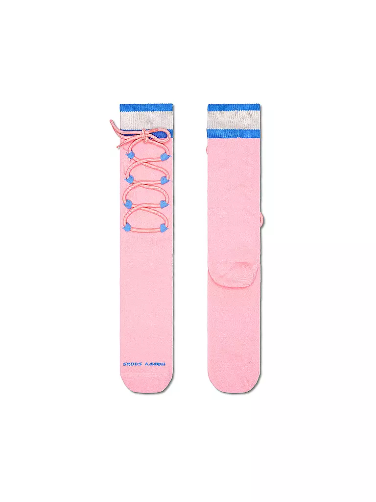 HAPPY SOCKS Damen Socken LACE SNEAKER SOCK 36-40 light pink rosa