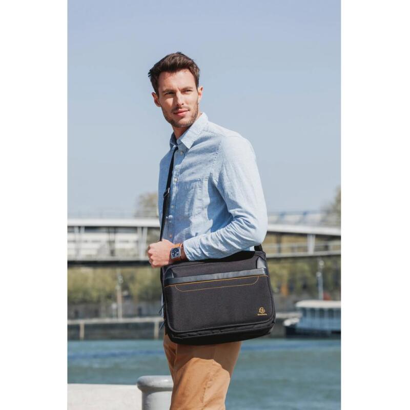 Sac messenger ordinateur Exactive (14) - Noir