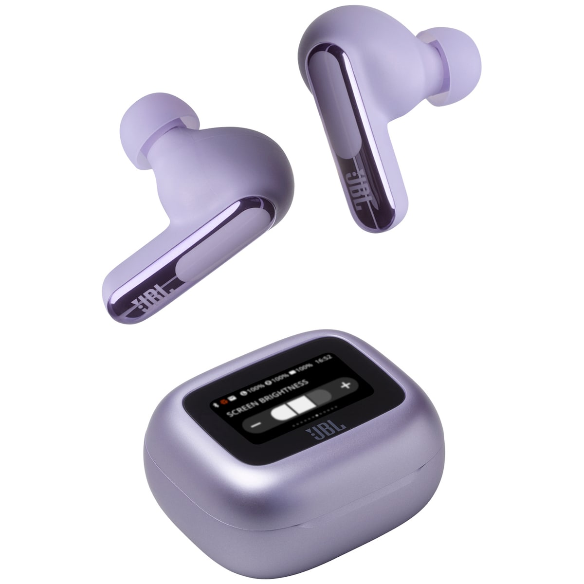 JBL Live Beam 3 helt trådløse in-ear hodetelefoner (lilla)