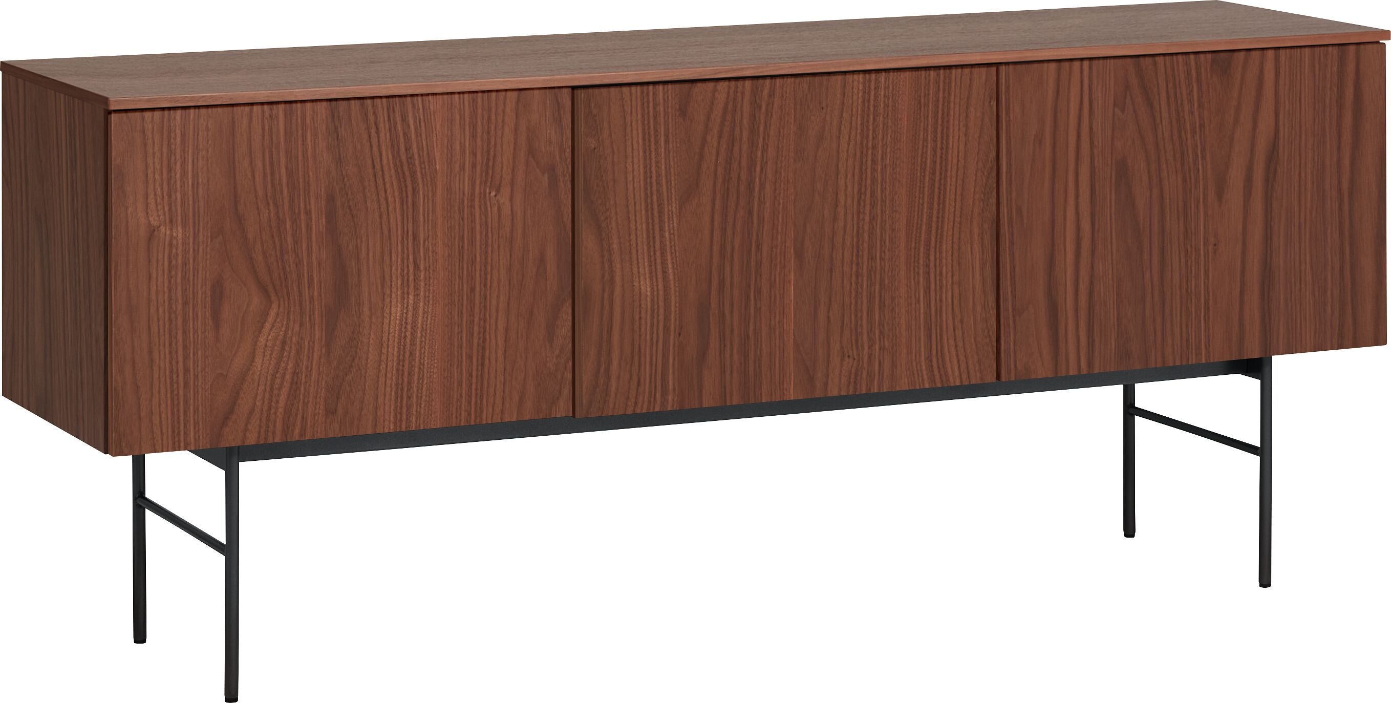 TILL Lowboard - Nussbaum / B: 168.0 cm x T: 41.0 cm x H: 68.0 cm