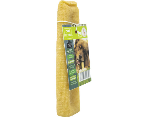 Hondensnack, langdurige kauwsnack, op melkbasis, 1 stuk ca. 100 g, gebitsverzorging, stressverlichting voor honden van 25-30 kg, kauwspeeltje, kaaskauwbot