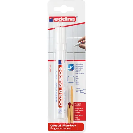 edding 8200 Fugenmarker, 2-4mm, weiß