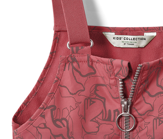 Kinder Thermo-Regenhose mit reflektierenden Elementen, beere