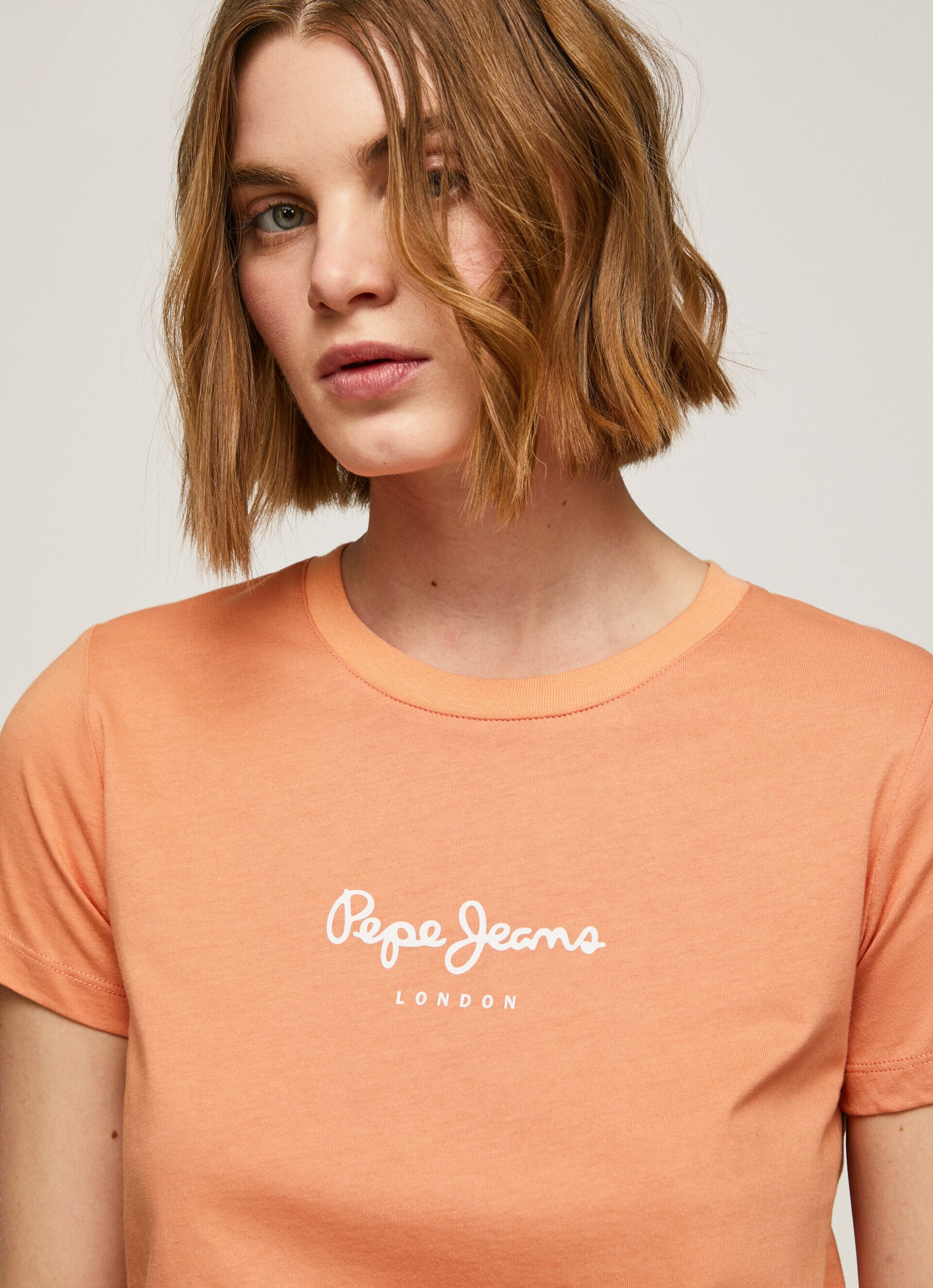 CAMISETA ESTAMPADA - pêssego