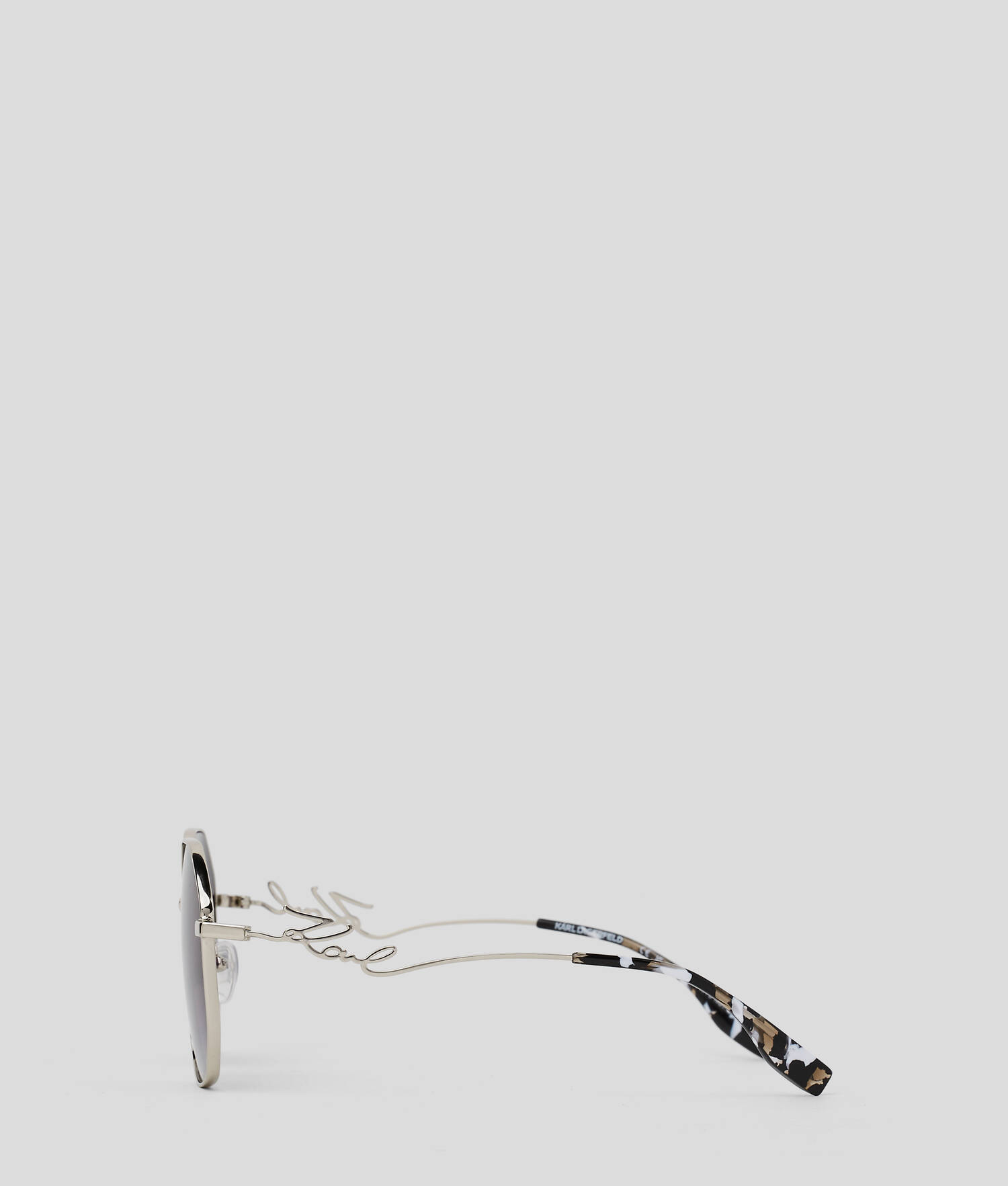 LUNETTES DE SOLEIL AVEC LOGO KARL - Blanc