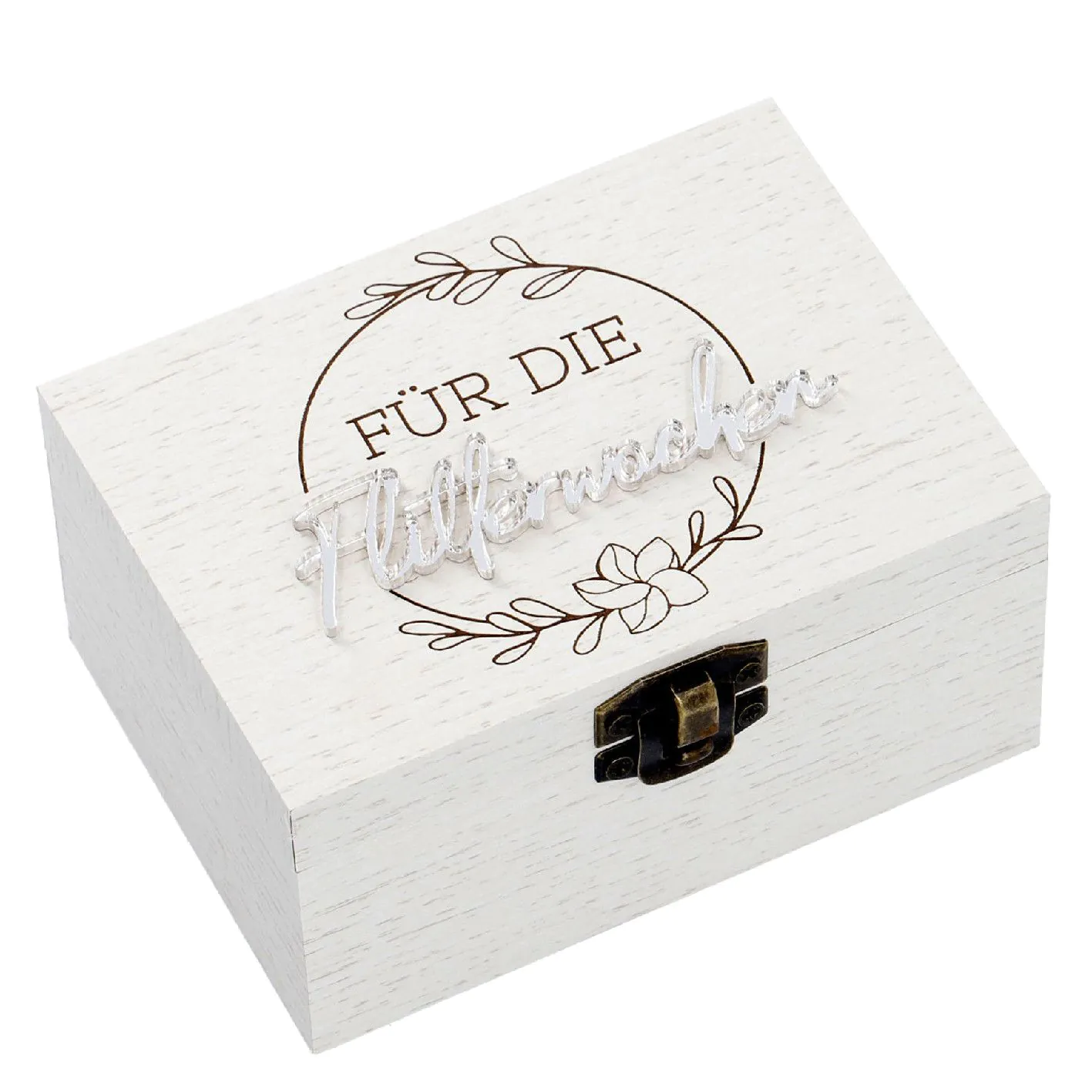 Geschenkbox mit Spieluhr, Flitterwochen, 10 x 7 cm