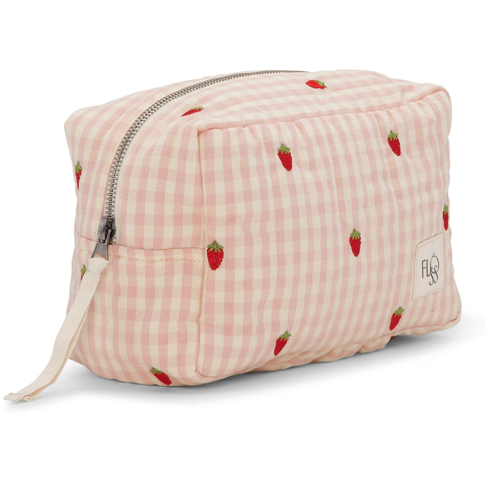 Køb Flöss Pink Berry Gingham Dolly Lille Toilettaske