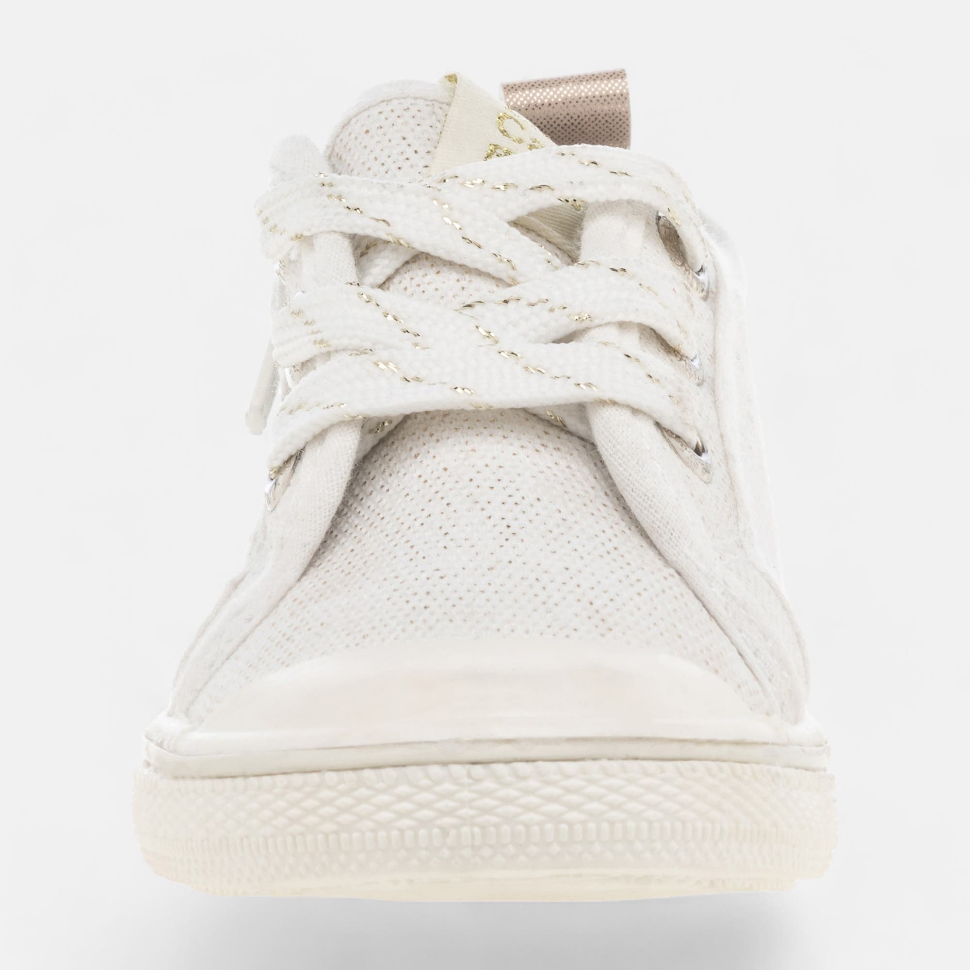 Baskets en toile Fille beige