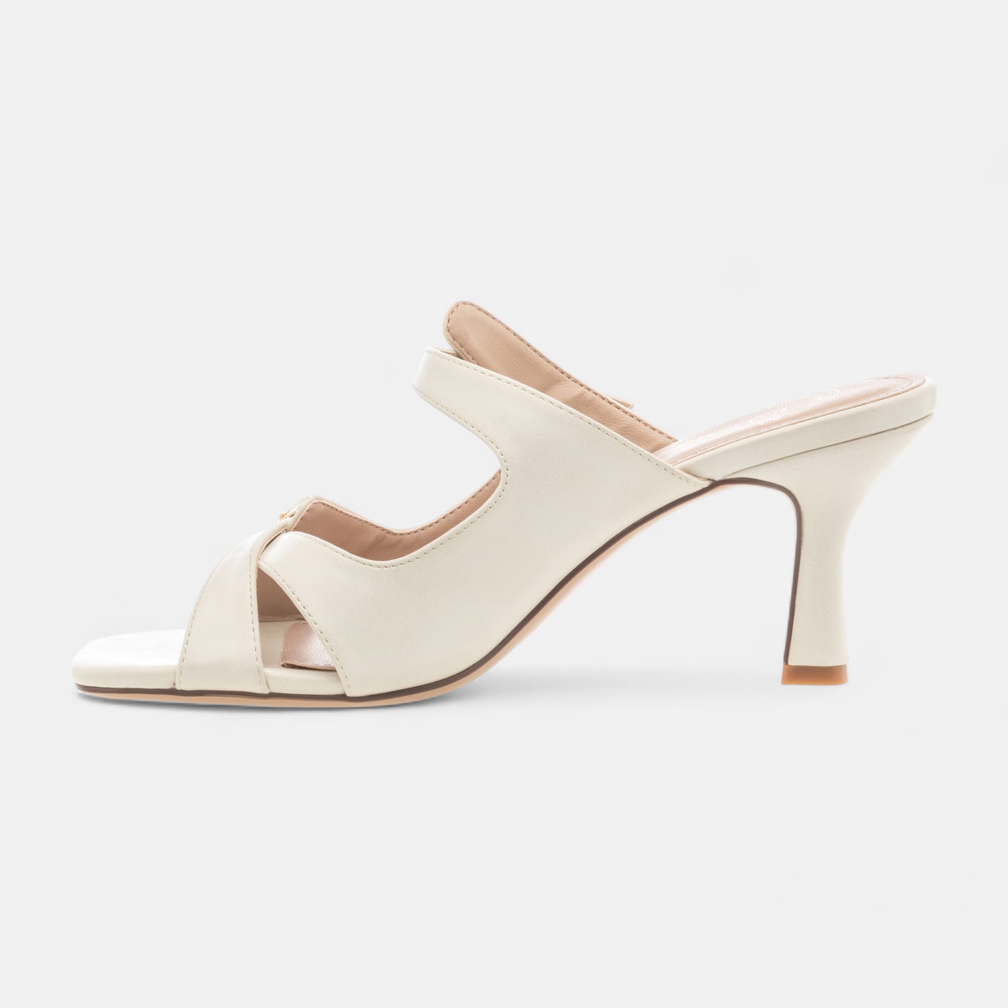 Mules à talon Femme blanc